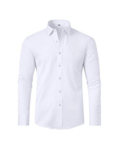 Elegant Long-Sleeve Shirt One Size
