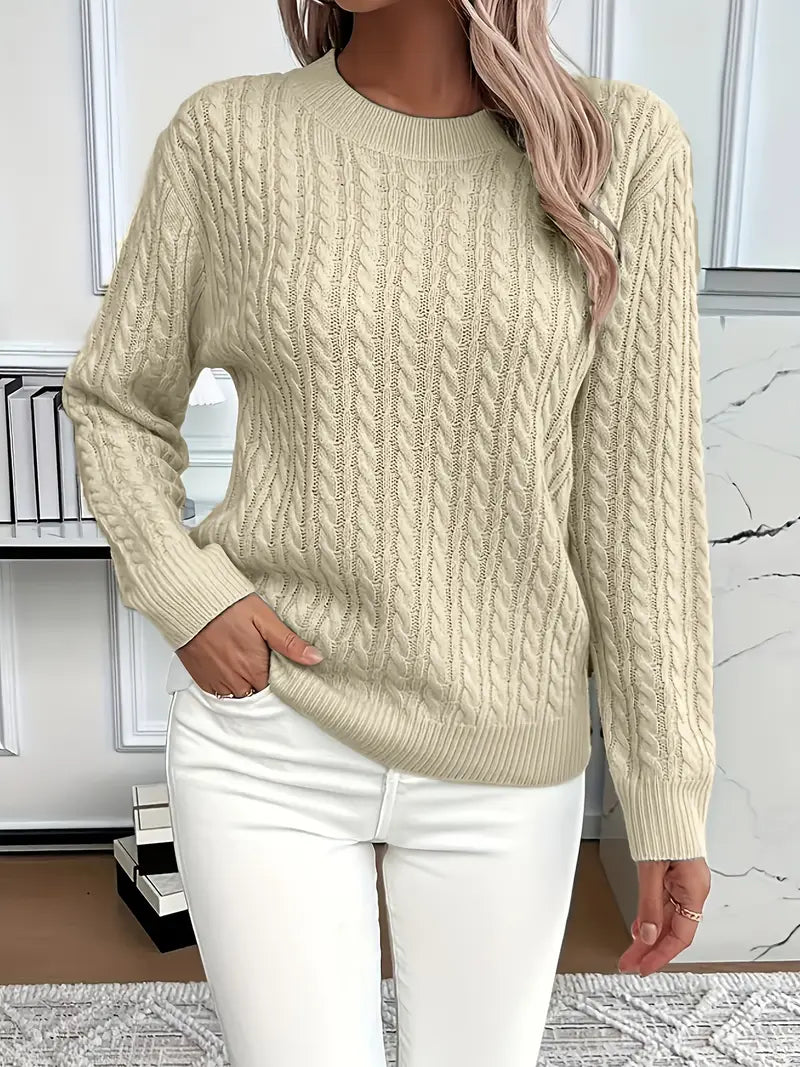 Weiche Kabelpullover Damen