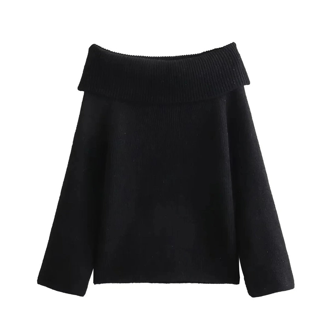 Soft Off-Shoulder Knitted Sweaters for Women
