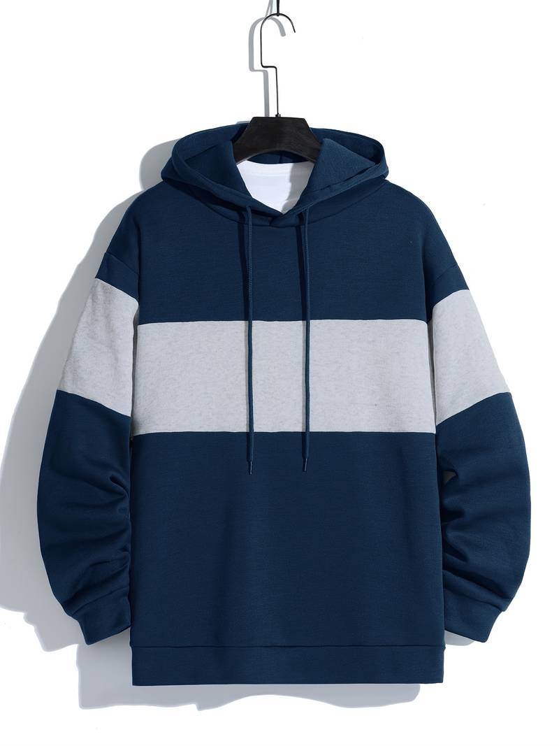 Men's Casual Hooded Long-Sleeve Sweater
