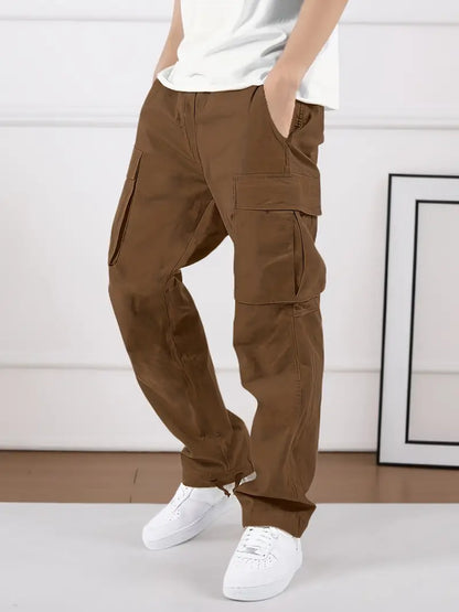 Comfortable Men's Jogging Pants With Elastic Waistband