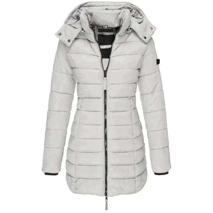 Women's Winter Parka Long Hooded Puffer Jacket