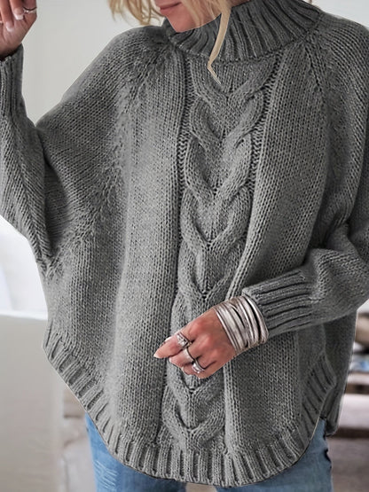 Comfortable Chunky Knit Pullover Cozy