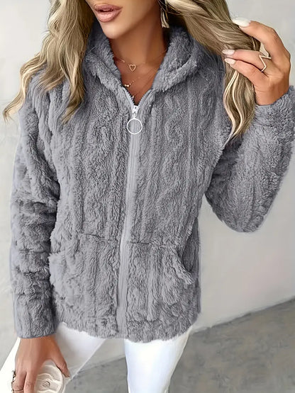 Hoodie Soft Comfortable With Zipper