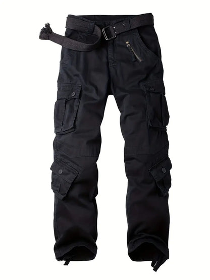 Men's Casual Cargo Trousers Comfortable Leisure