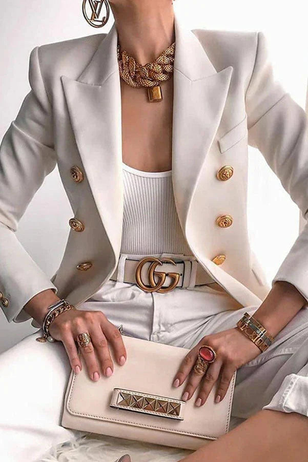 Schicke Blazer Damen Elegant - IdealeKleiden