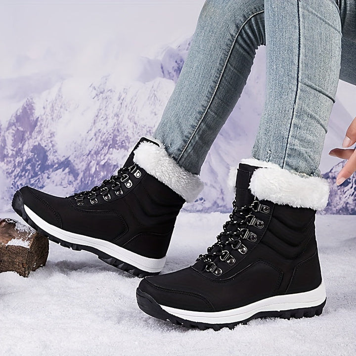 Hiking Boots Women Warm Insulated Waterproof