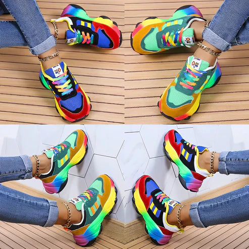 Farbenfrohe Damen Schuhe Bequem Stilvoll - IdealeKleiden