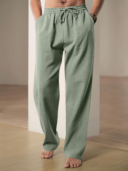 Comfortable Men's Casual Loose Trousers with Drawstring