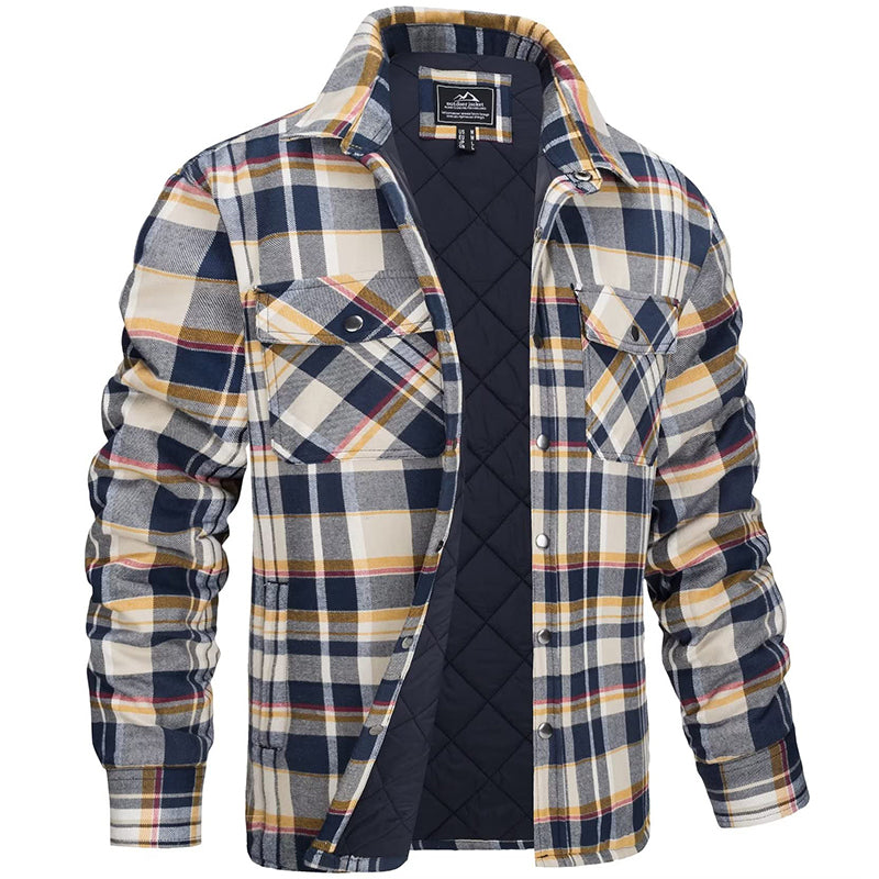 Men's Lumberjack Plaid Rustic Jacket