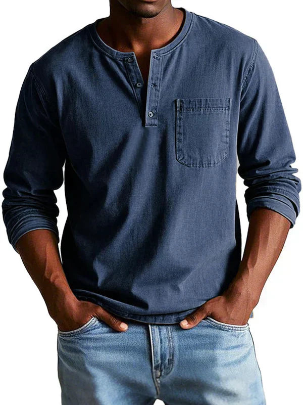 Men's Long-Sleeve Casual Shirt