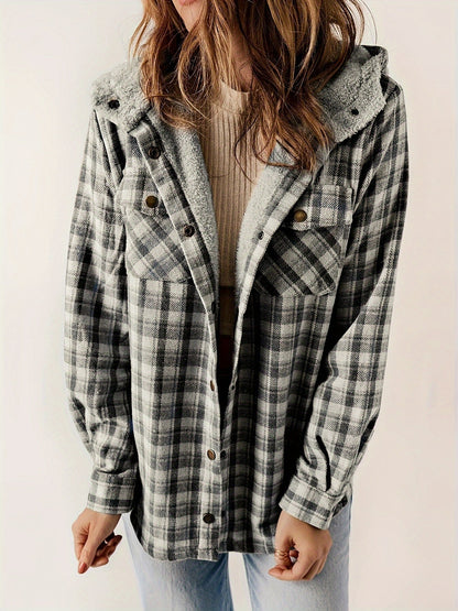 Soft winter jacket velvet lining hood