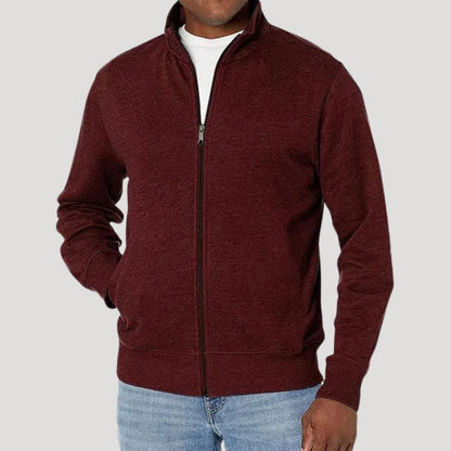 Men's Casual Jacket Modern Zipper Design