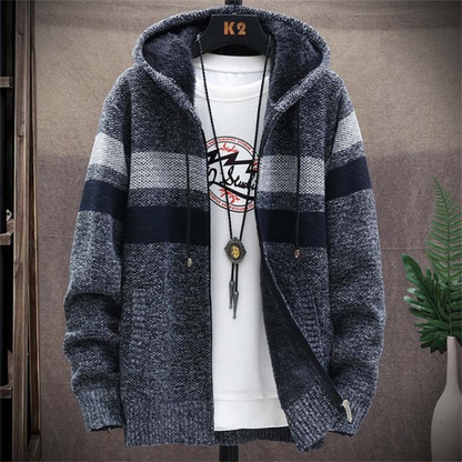 Men's Hooded Sweatshirt Warm Winter