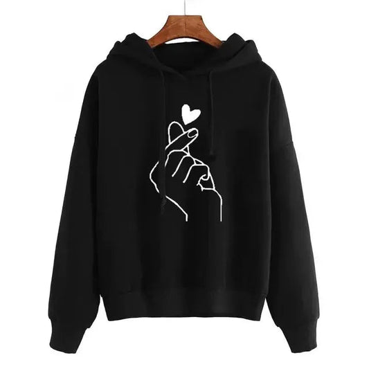 Kapuzenpullover Damen Mode Oversized - IdealeKleiden