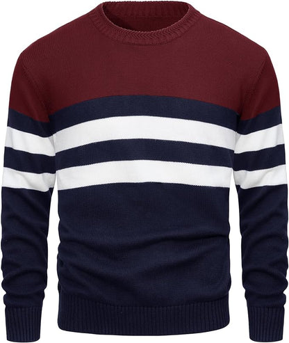 Men's Italian Elegant Cotton Pullover