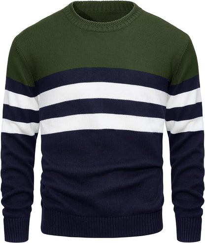 Men's Italian Elegant Cotton Pullover