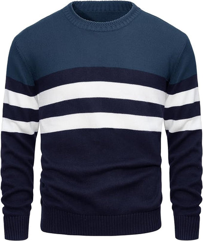 Men's Italian Elegant Cotton Pullover