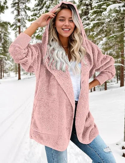 Cozy Fleece Jacket Warm Teddy Style