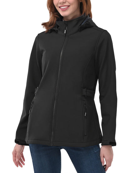 Damen Softshell Jacke Winddicht Wasserabweisend