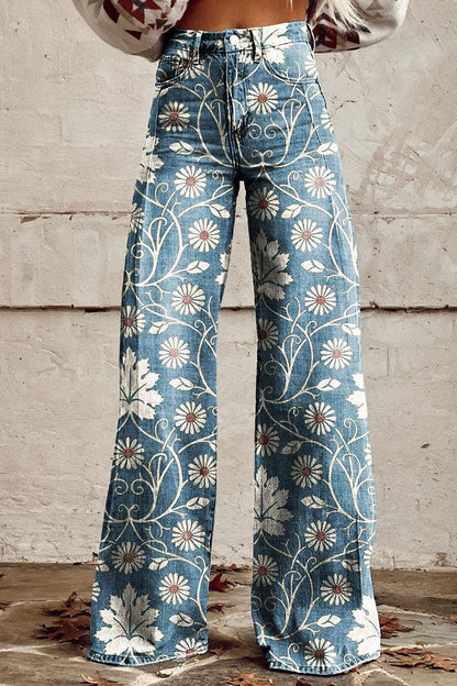 Elegant Women's Fashion | Floral Pants for Women Summer Style