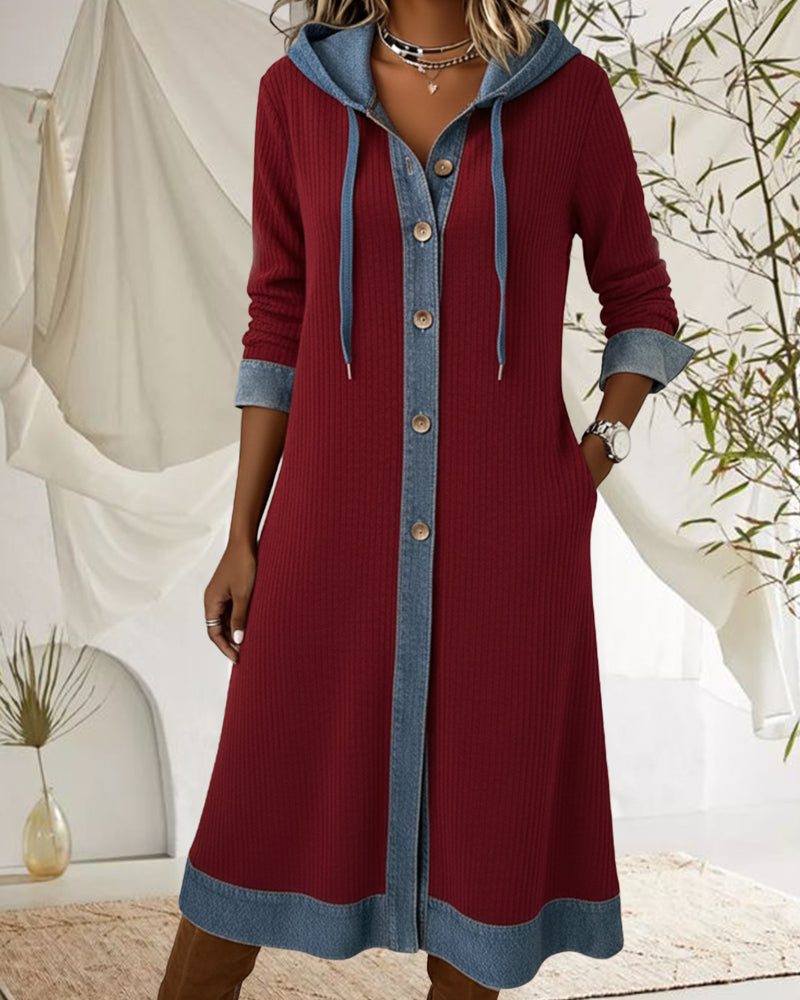 Kapuzenpullover Farbenfroh Modern - IdealeKleiden