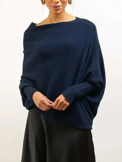 Women's Scarf Knitted Sweater Modern Women