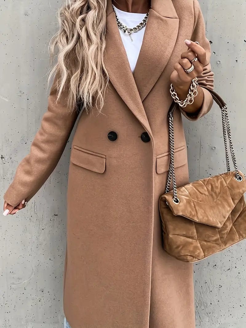 Long Winter Coat Elegant Classic