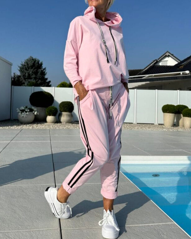 Women's Tracksuit Hooded Sweatshirt and Pants