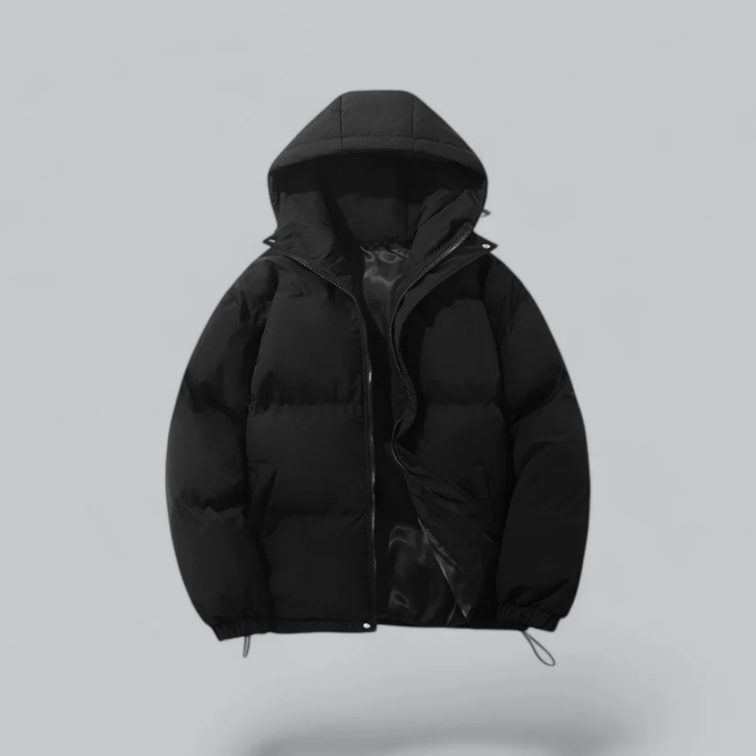 Men's Winter Parka Hood Zipper