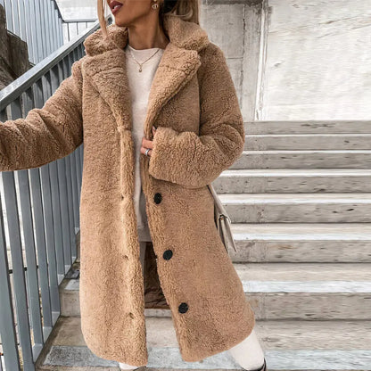 Soft Women's Faux Fur Coat Winter Chic
