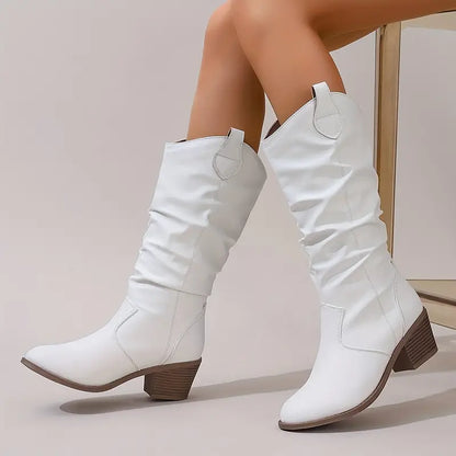 Stylish Women's High Heel Skinny Boots