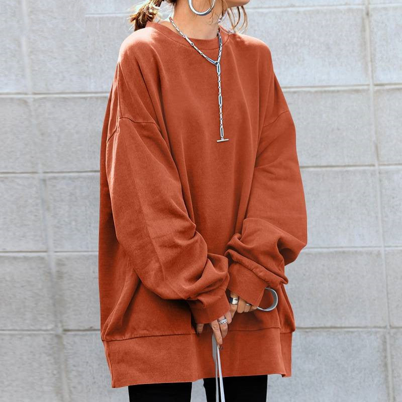 Comfortable Round Neck Sweater for Women