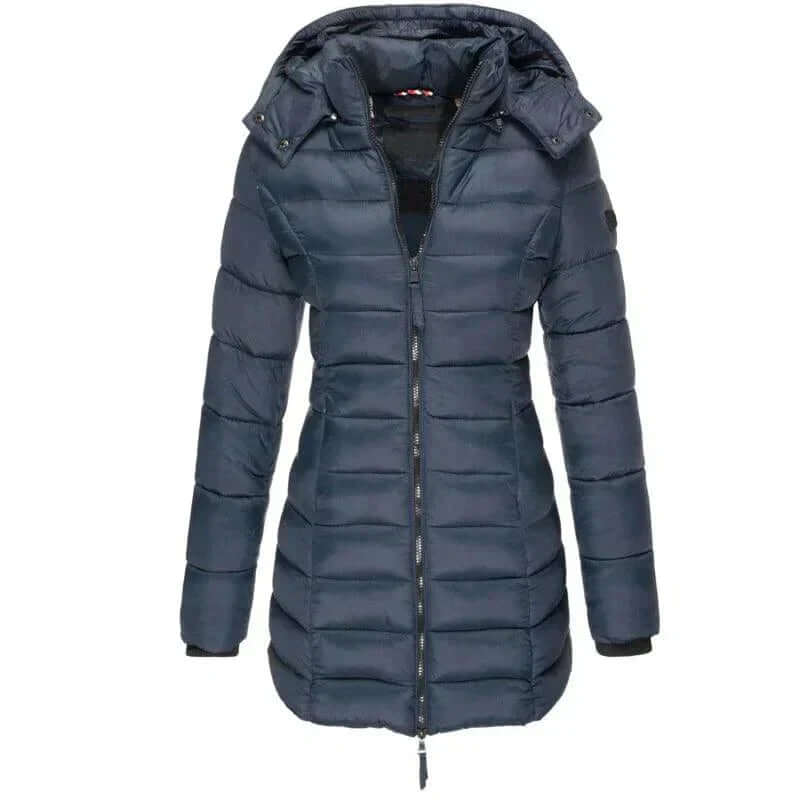 Women's Winter Parka Long Hooded Puffer Jacket