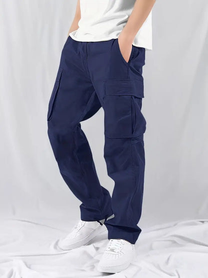 Comfortable Men's Jogging Pants With Elastic Waistband