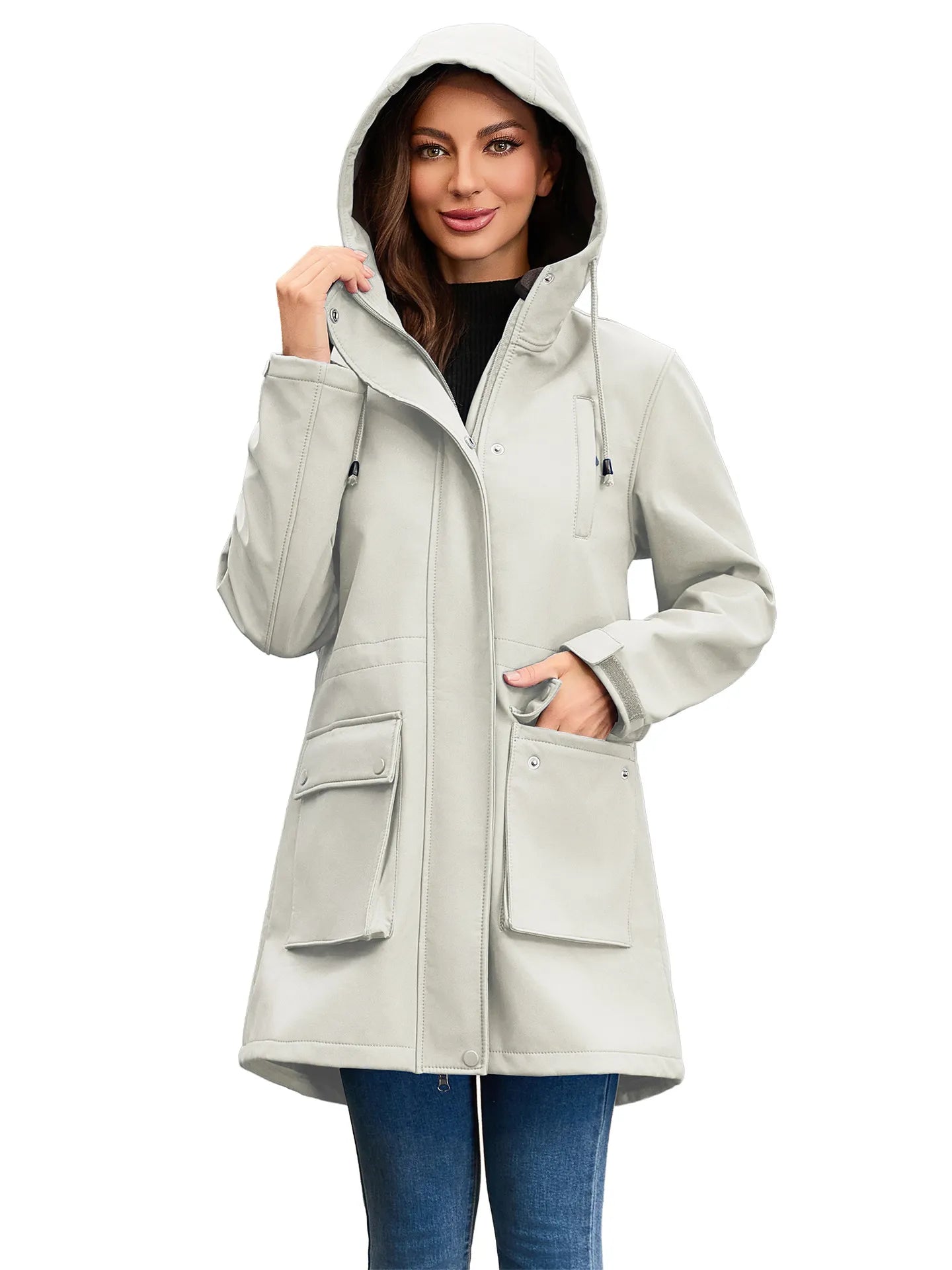 Women's Waterproof Softshell Jacket Hooded