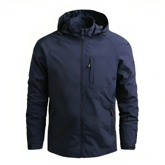 Herren Softshelljacke Wasserabweisend Kapuze - IdealeKleiden