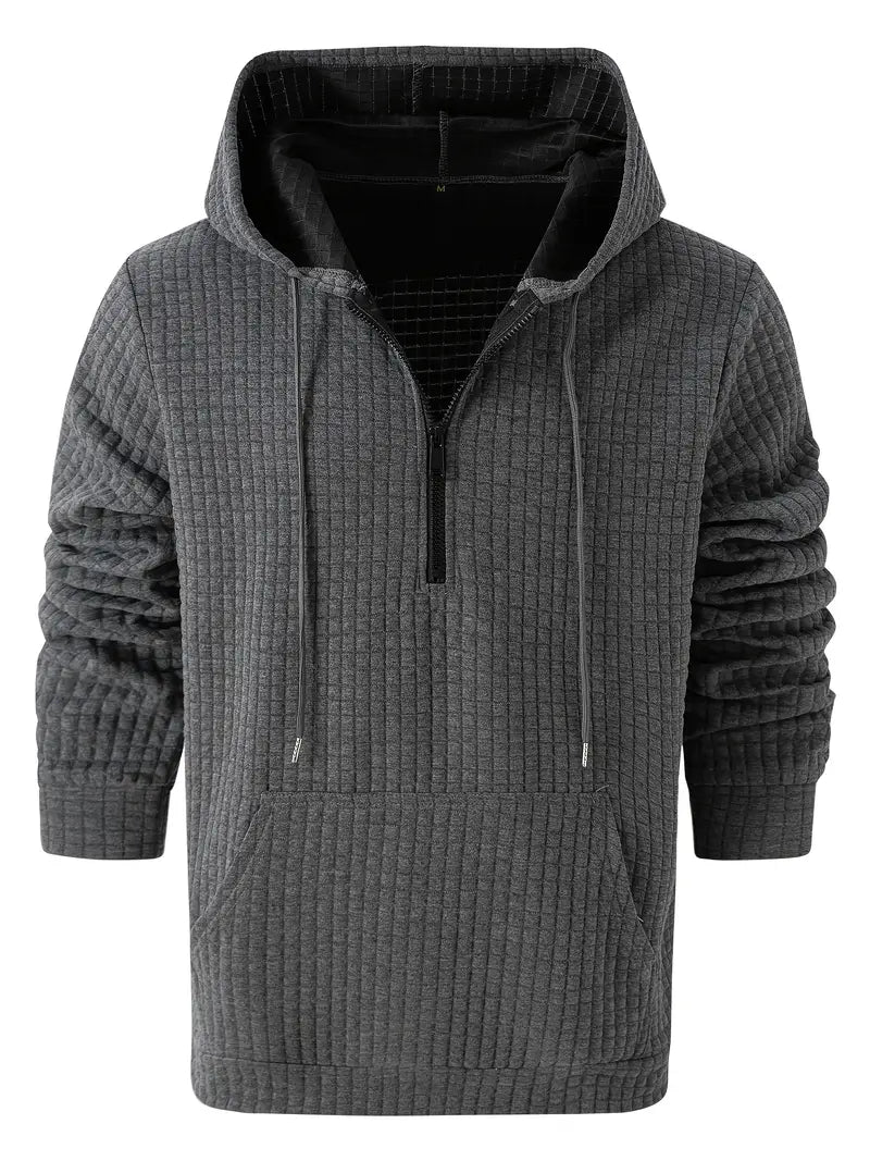 Men's Lightweight Waffle Hoodie Sporty