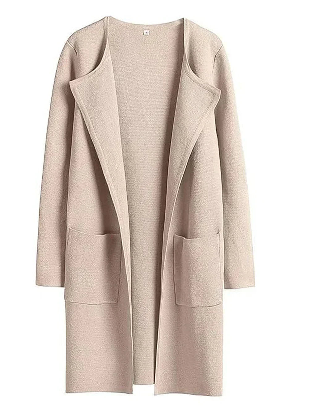 Women's Coat Knee-Length Loose Fit