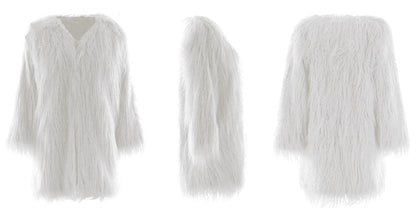 Women's Winter Coat Soft Fluffy Long
