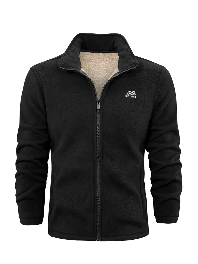 Men's Winter Jacket Luxury Fur Trim