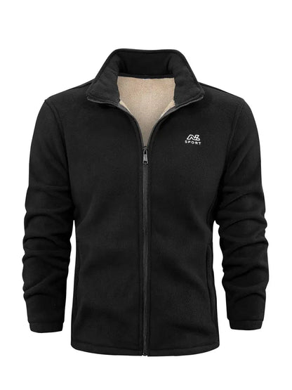 Men's Winter Jacket Luxury Fur Trim
