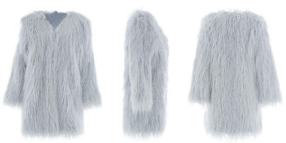 Women's Winter Coat Soft Fluffy Long
