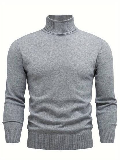 Men's Turtleneck Sweater Modern Versatile
