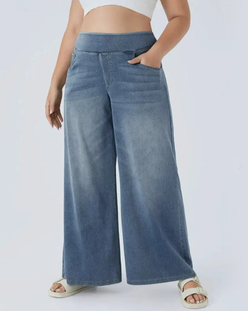 High-waisted Jeans Comfortable Relaxed Fit