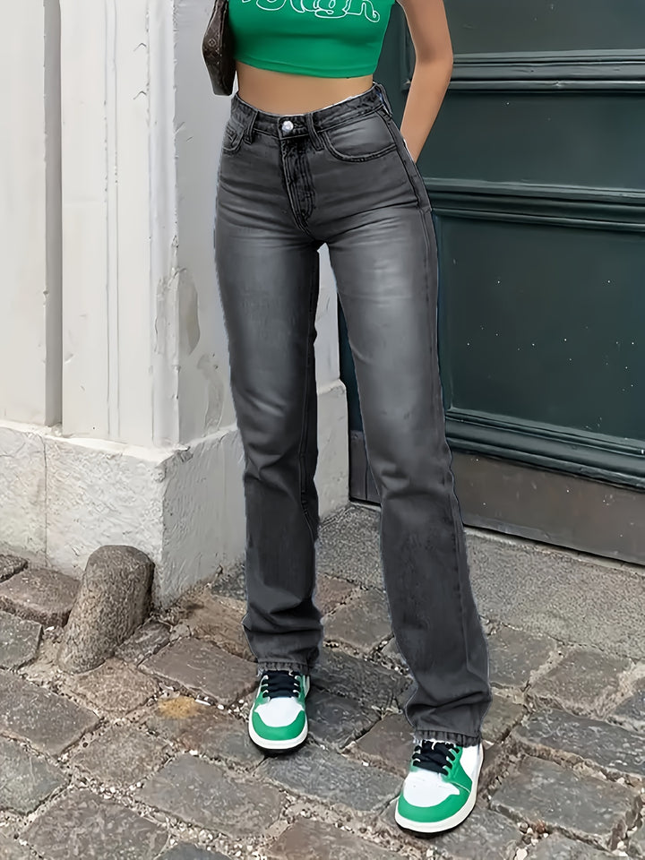 Women's Straight Jeans Modern Style