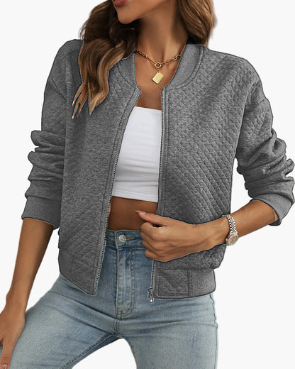 Bomber jacket Quilted design Sporty leisure jacket