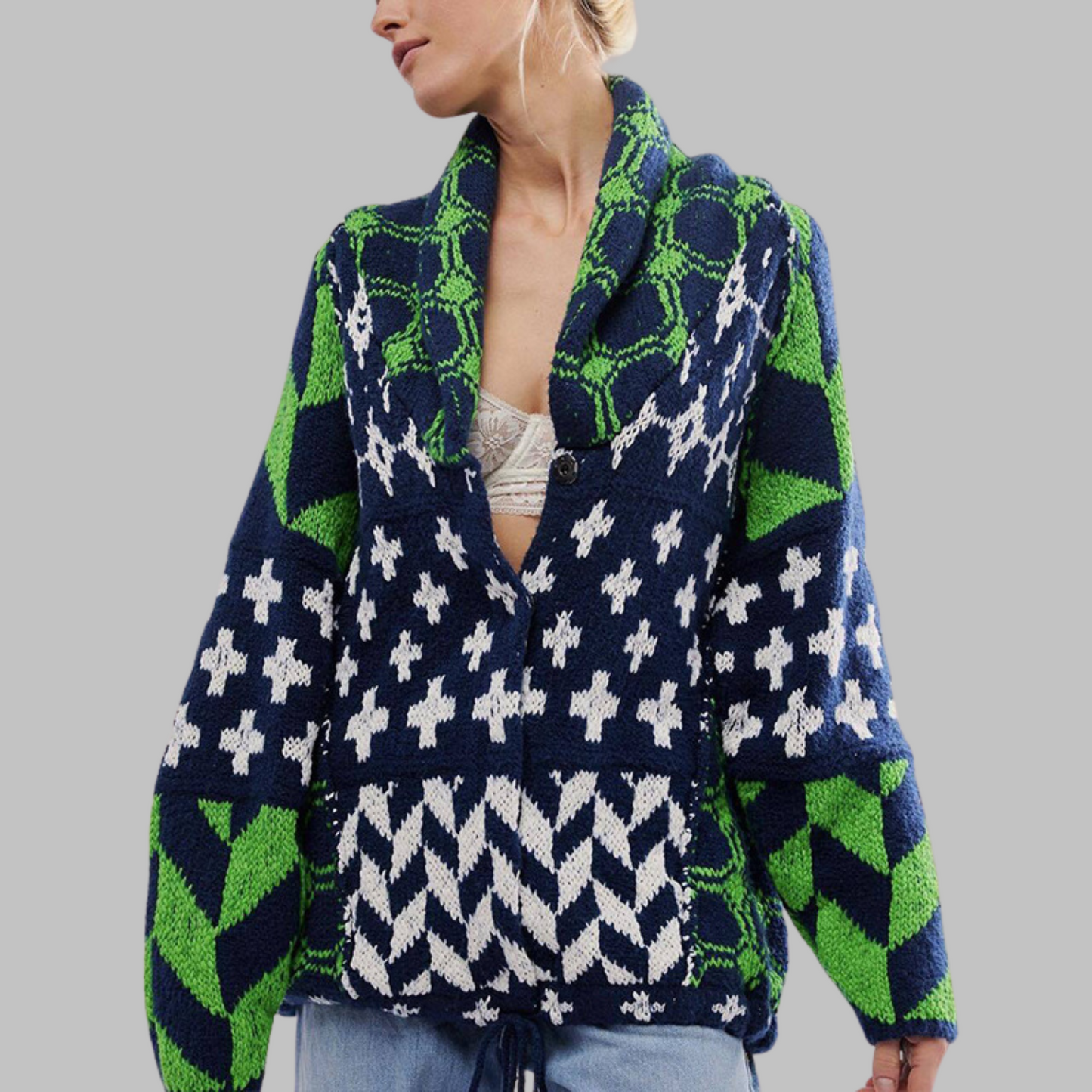 Stylish Women's Jacket with Trendy Pattern