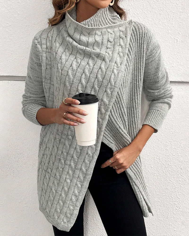 Stylish Solid V-Neck Sweater