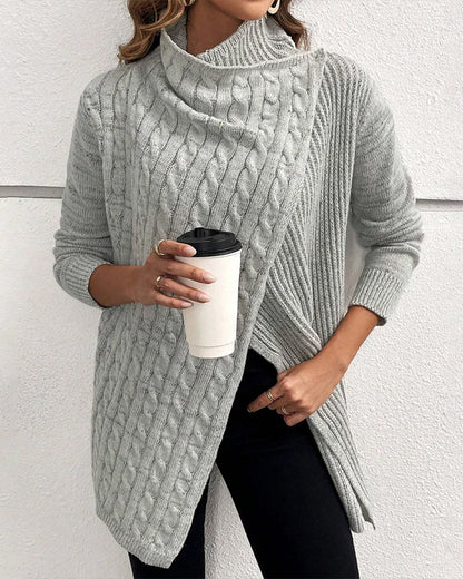 Stylish Solid V-Neck Sweater